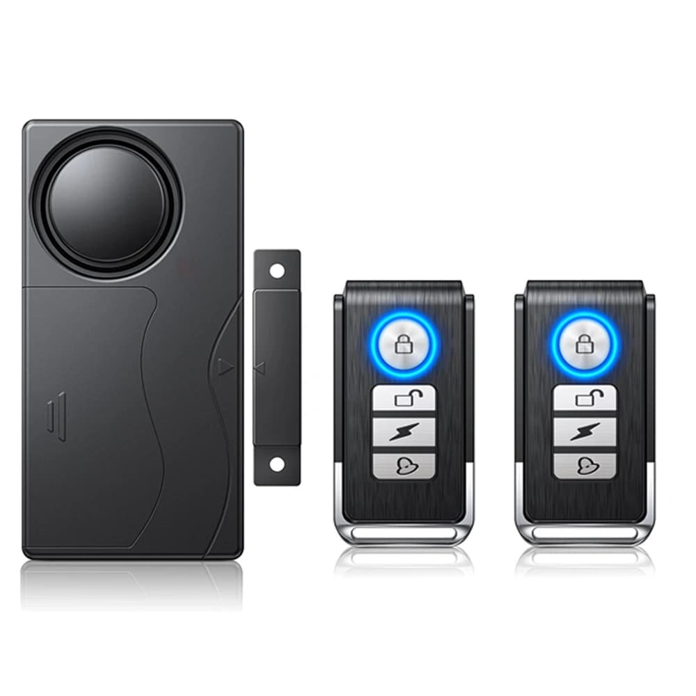 New Door Window Burglar Alarm Sensor Wireless Remote Control Anti-Theft Alarm System Kit Home Security Door Open Detectors