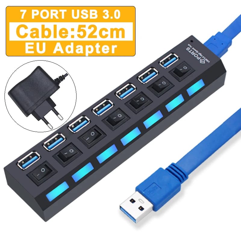 3.0USB 7port with EU