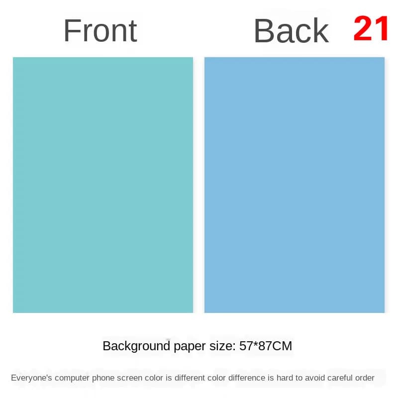 Photography Backdrops Wallpaper 57*87cm 2sides Solid Color Photo Background Props for Photo Studio Newborn Product Photographic