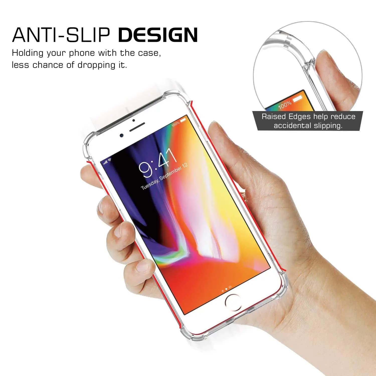 Shockproof Silicone iPhone Case Transparent