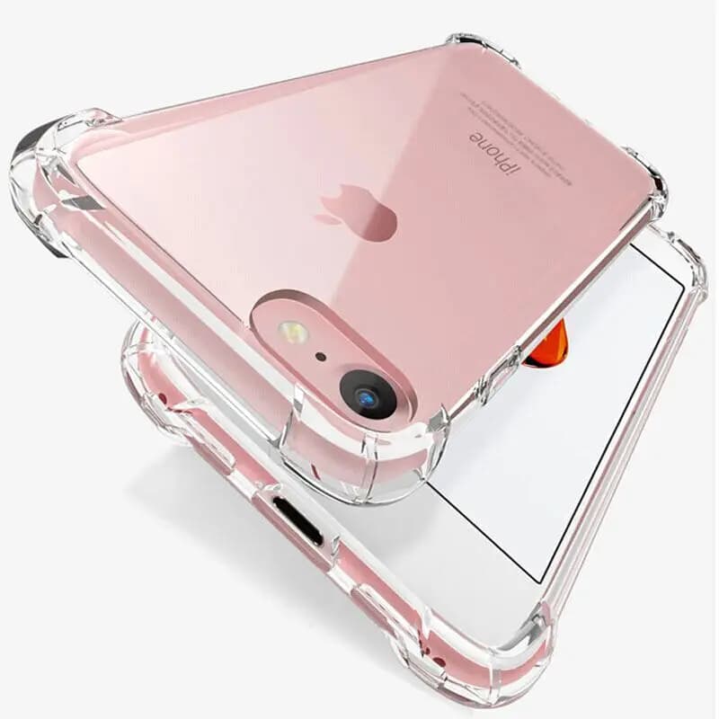 Shockproof Silicone iPhone Case Transparent