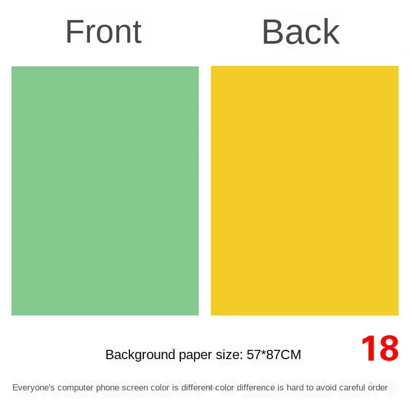 Photography Backdrops Wallpaper 57*87cm 2sides Solid Color Photo Background Props for Photo Studio Newborn Product Photographic
