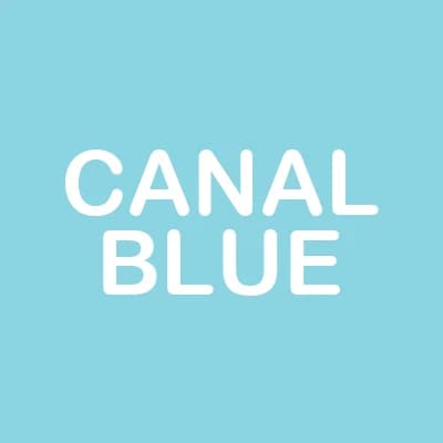 canal blue / 4X7cm 15 set