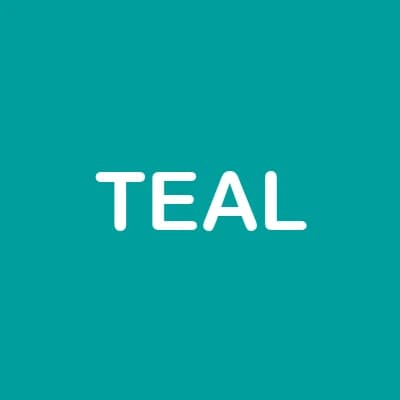 teal / 4X7cm 15 set