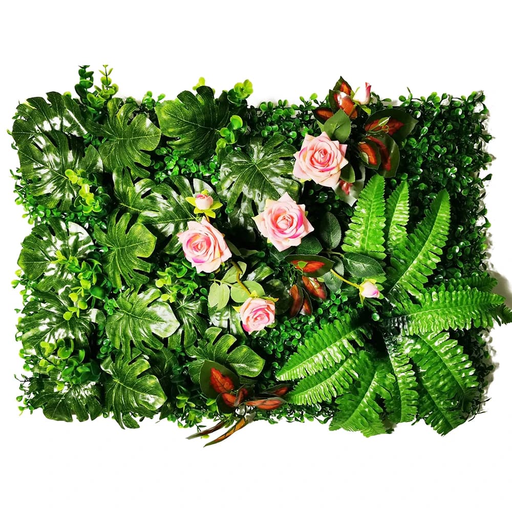 Wedding Party Decoration Artificial Flowers Wisteria Rose Decor Background Wall Hanging Panel