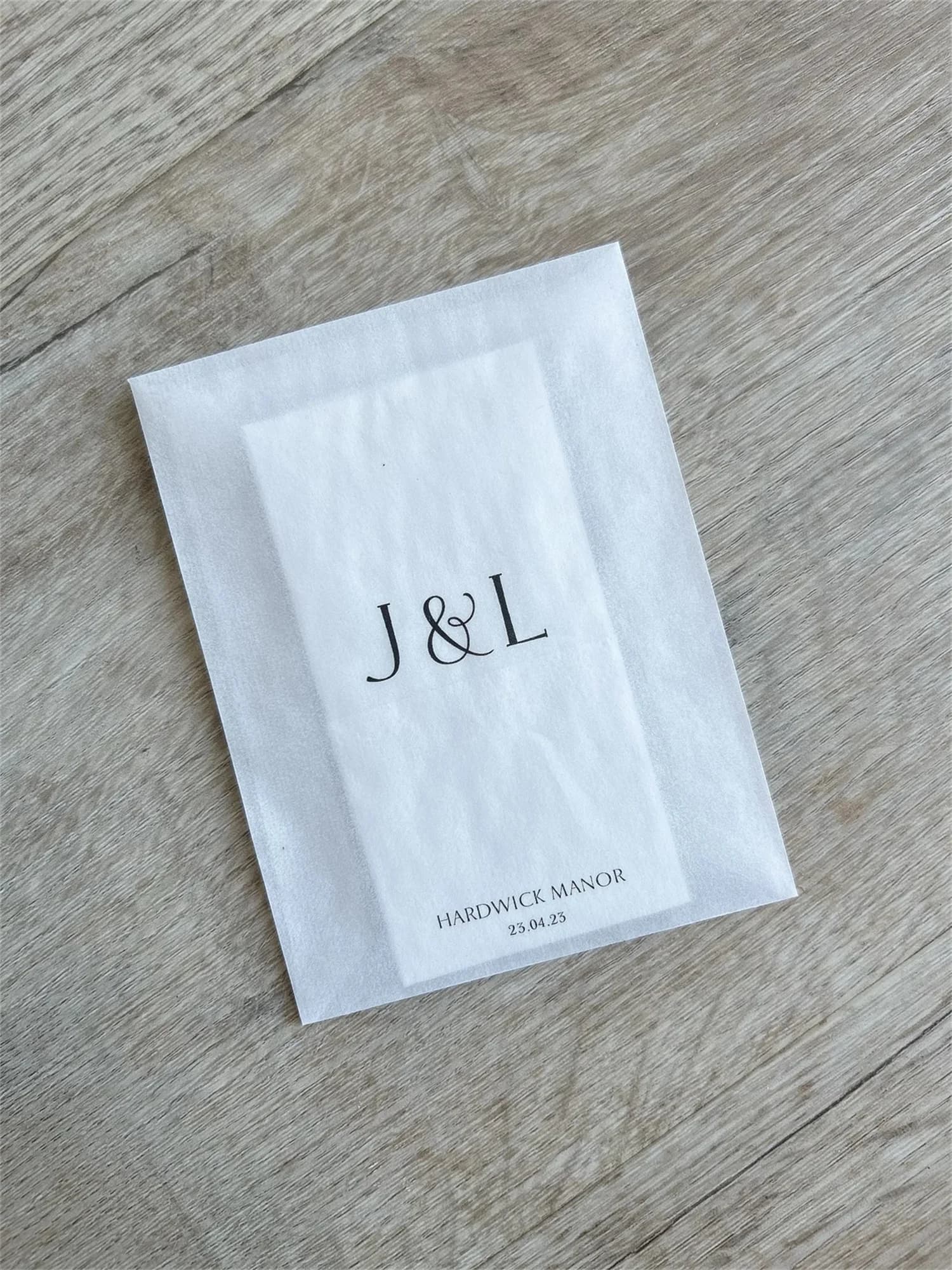 Personalised Wedding Favor Packs: Happy Tears Tissue Packets & Confetti Packs for Guests
