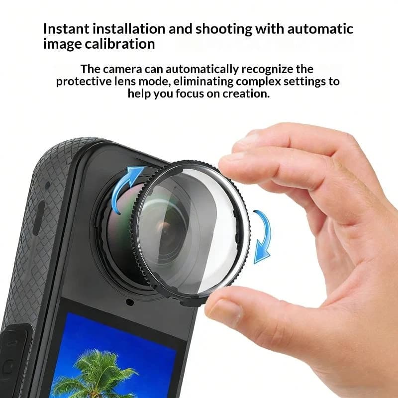 Insta360 X4 X3 X2 Camera Accessories Set Silicone Protective Case with Lens Protector Cap Cover And Carrying Frame