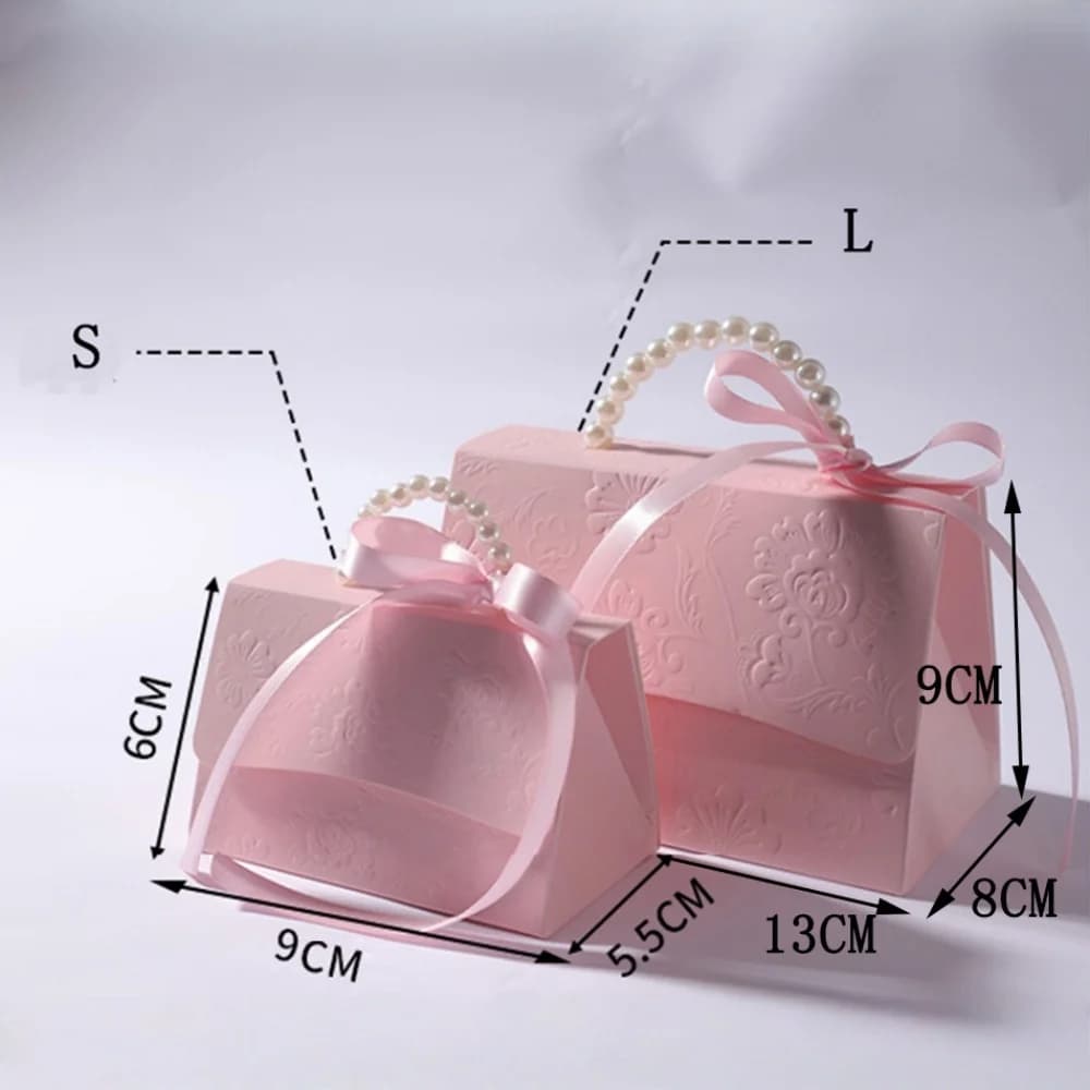 Wedding Favors Candy Box For Guests Portable Birthday Party Baby Shower Gift Boxes Mini Packaging Bags Party Decor