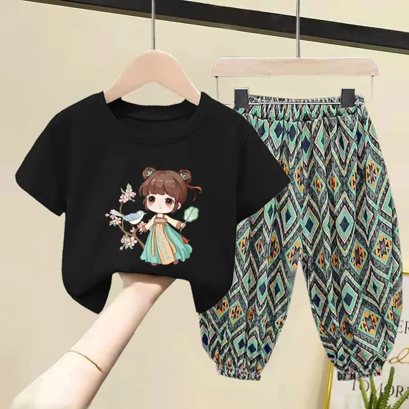 black 2pcs / 100cm 3T