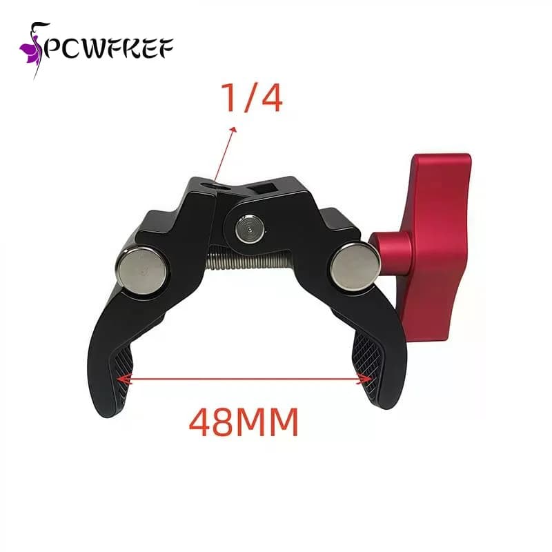 1Set Photography Accessories Camera Metal Super Clamp With Double Ball Head Magic Arm For Monitor Light Mic Phone Mount