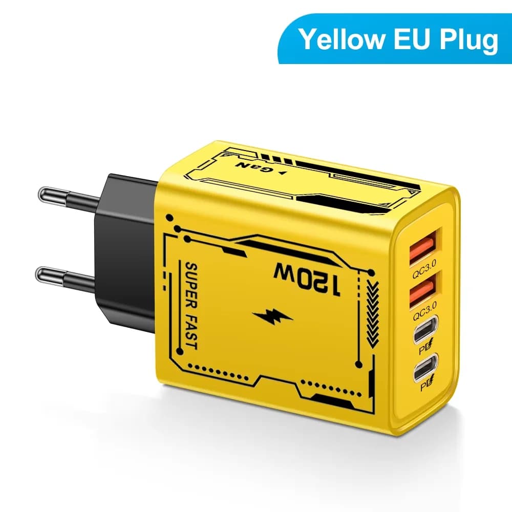 B EU Plug Yellow