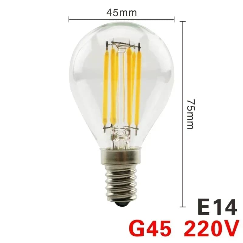 G45 E14 / Cold white / 8W 220V