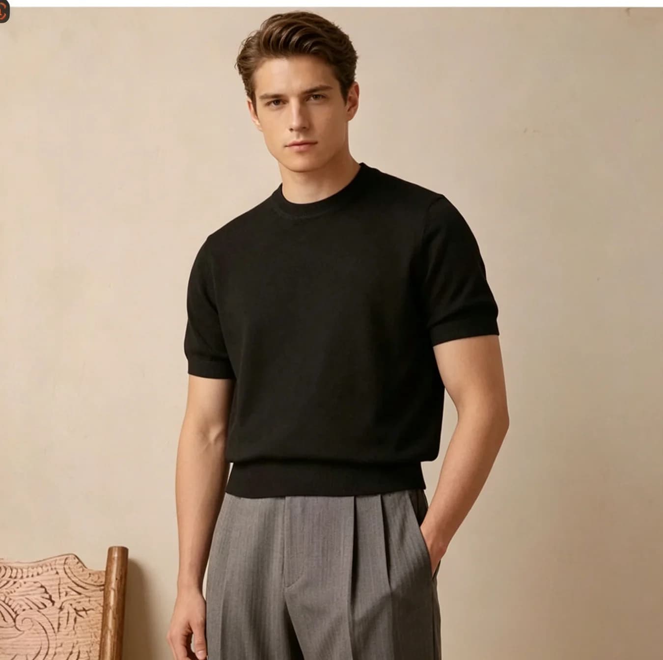 black / L