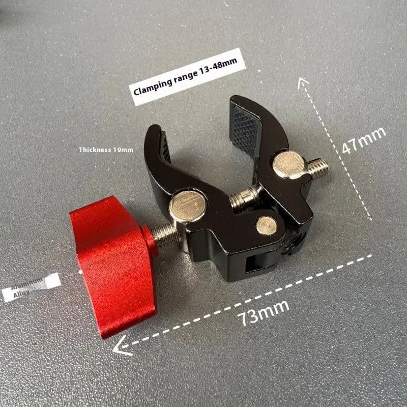 1Set Photography Accessories Camera Metal Super Clamp With Double Ball Head Magic Arm For Monitor Light Mic Phone Mount