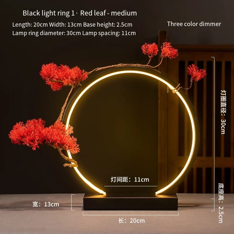 LED Ring Light Home Decoration Night Light USB Power Supply Dimmable Creative Decoration Birthday Gift
