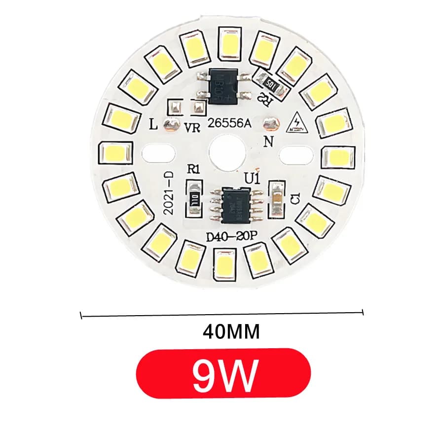 9W / 220 V / Cold white