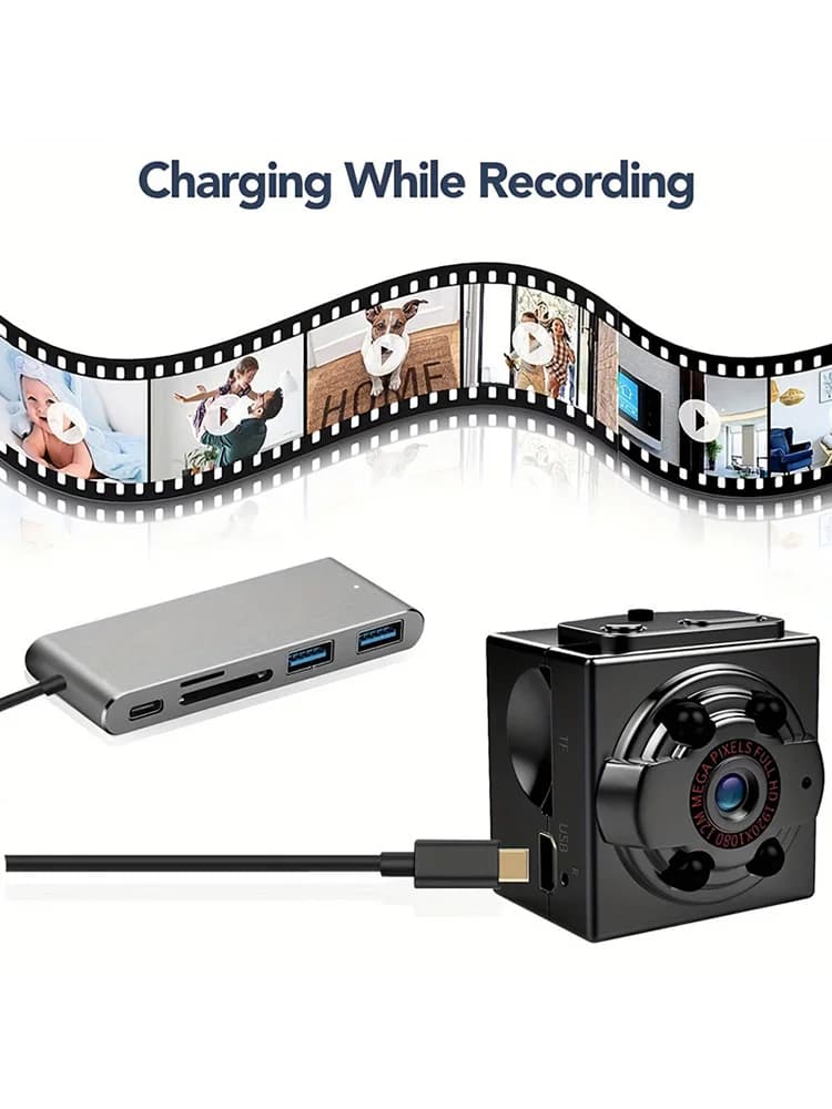 Mini Camera HD 1080p Portable Small Cam With Night Vision And Motion Detection Home Security Tiny Cameras For Indoor Outdoor New