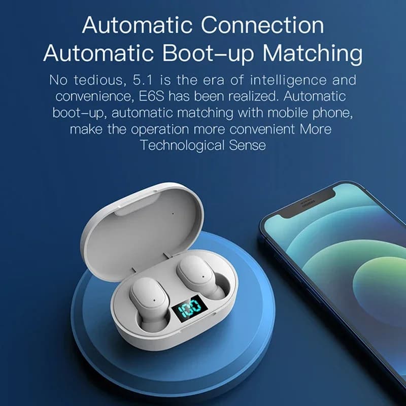Wireless Bluetooth Earphones Noise Cancelling Headset