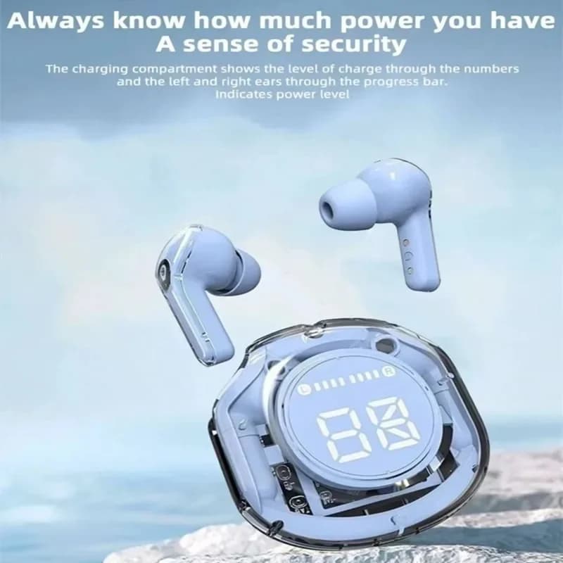 Wireless Mini Earbuds LED Digital Display Bluetooth 5.3