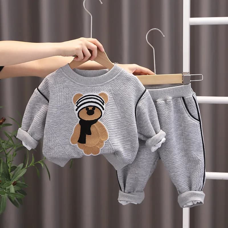 Grey  stylish bear / 120