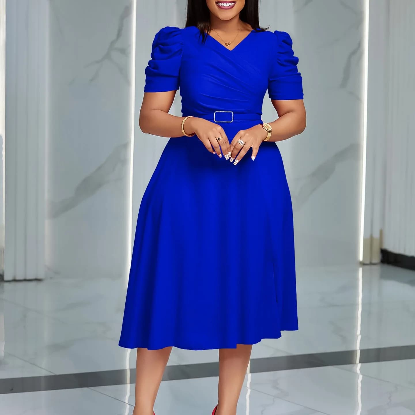 Blue Dress / XXXL