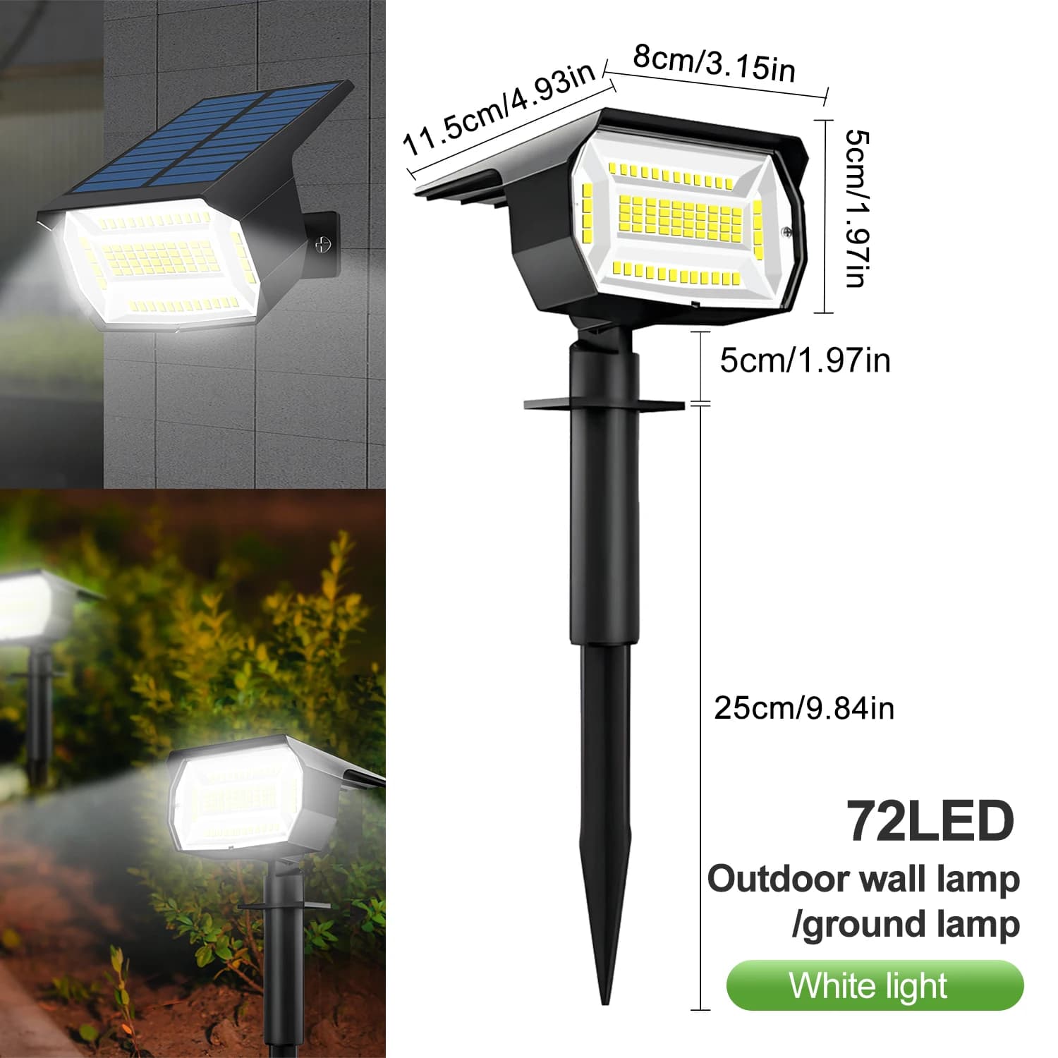 72LED White Light / 1PC