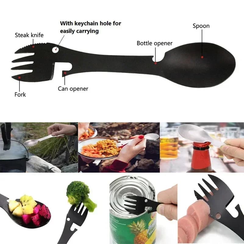5-in-1 Outdoor Camping Survival Tool Kit