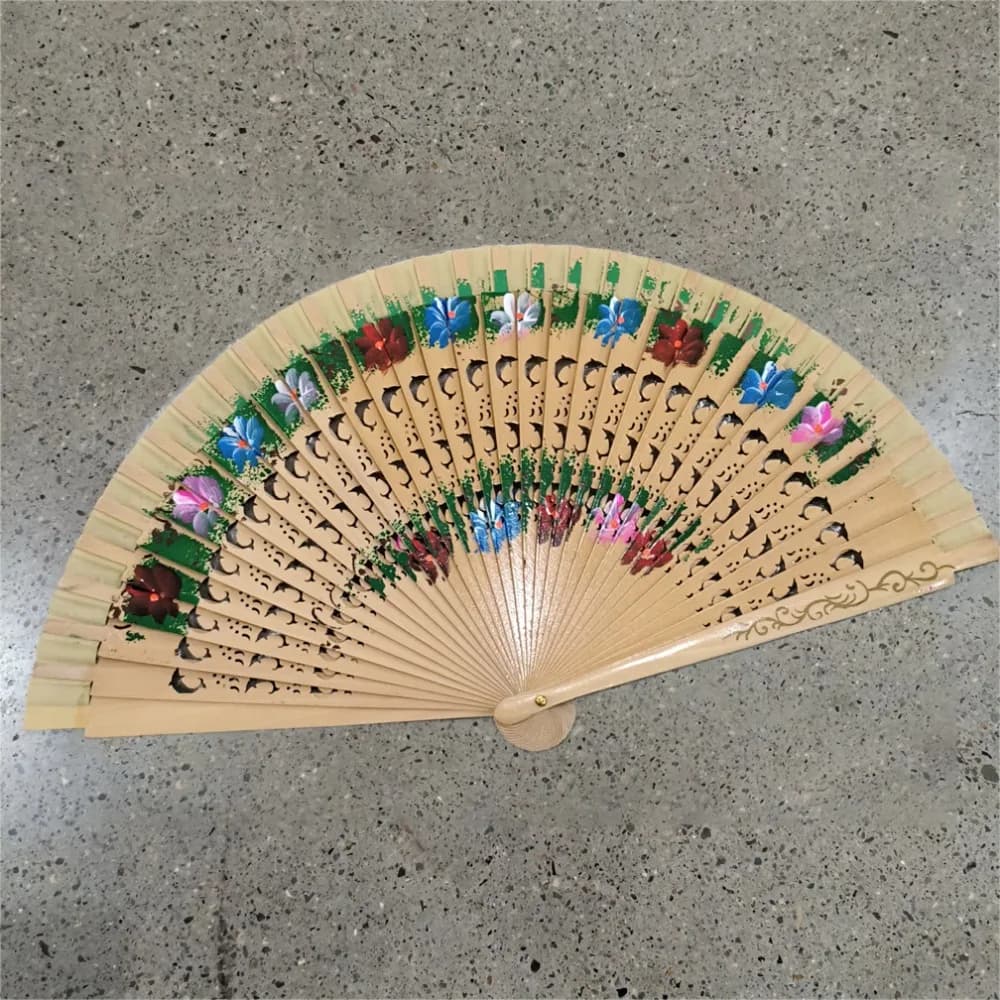 Manual Wooden Wedding Favors Dance Classical Dance Fan Decoration Crafts Folding Fan Party Supplies