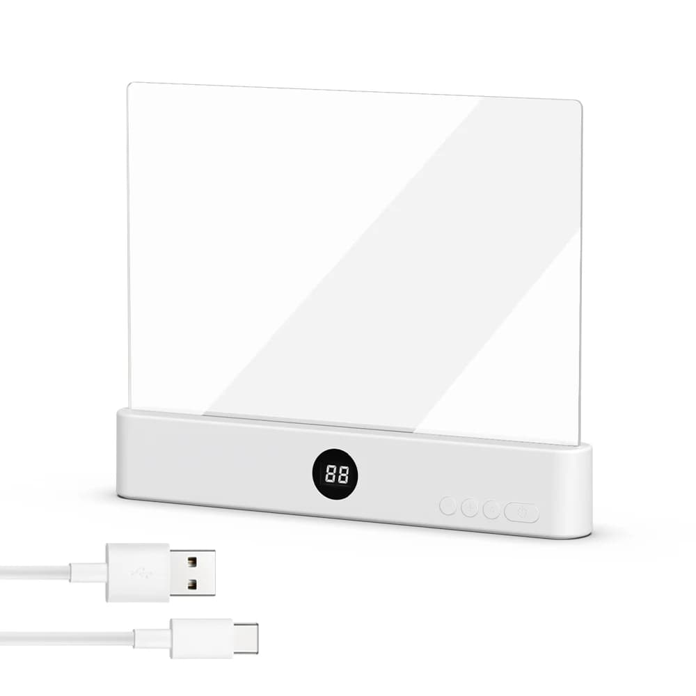 White change light