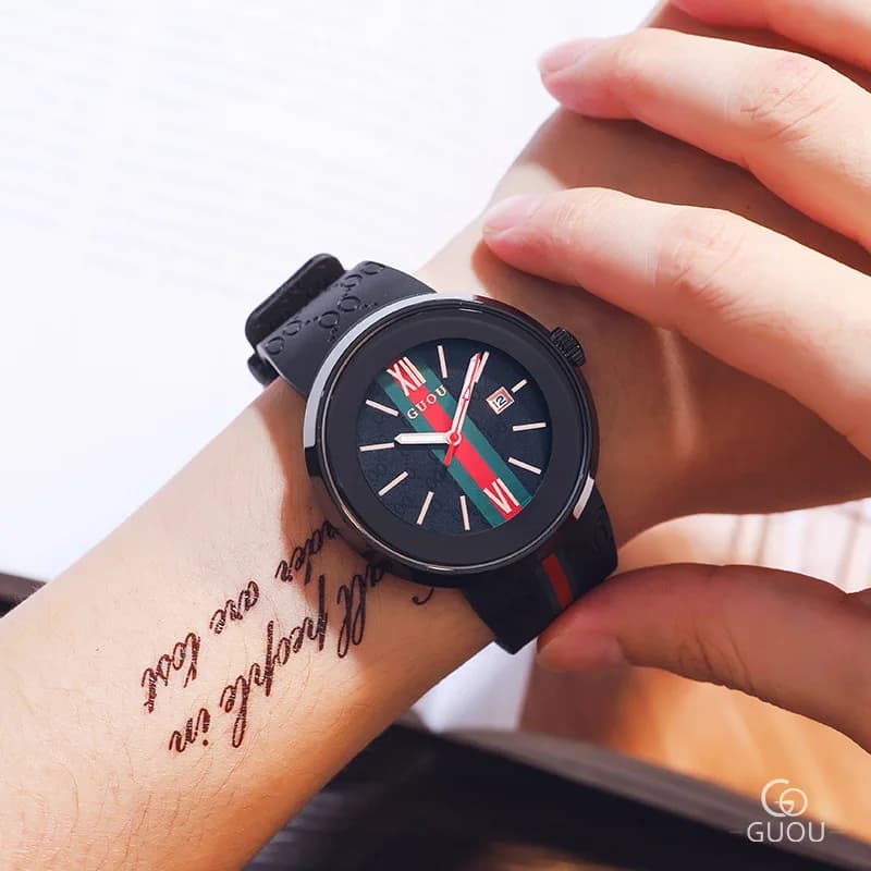 Women's Elegant Quartz Watch Leather Strap
