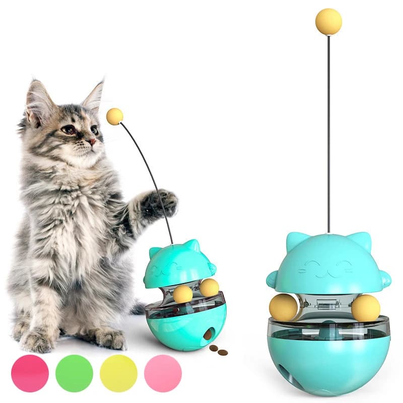 Interactive Leaking Food Ball Cat Toy