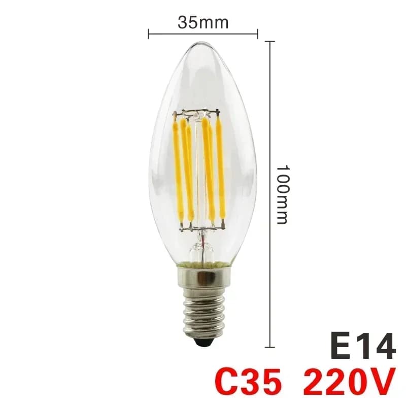 C35 E14 / Warm white / 8W 220V