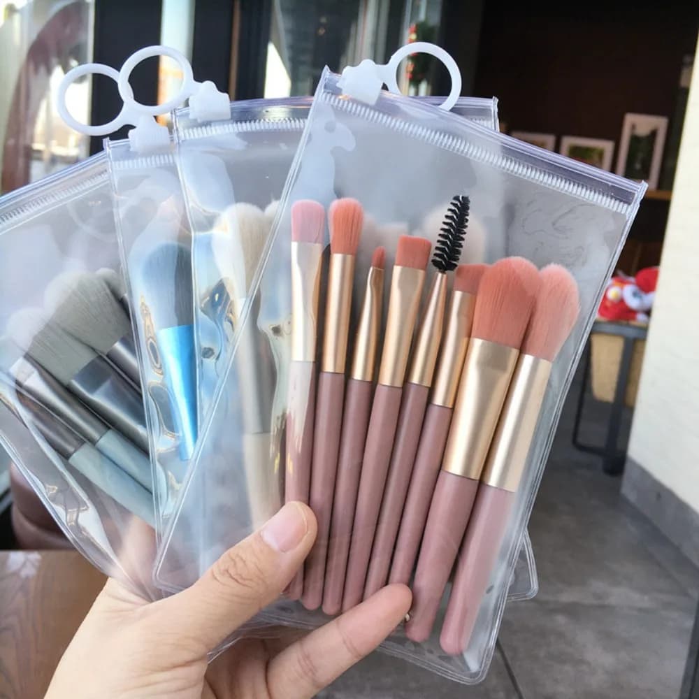 Makeup Brush Set 8 Piece Eye Shadow Foundation