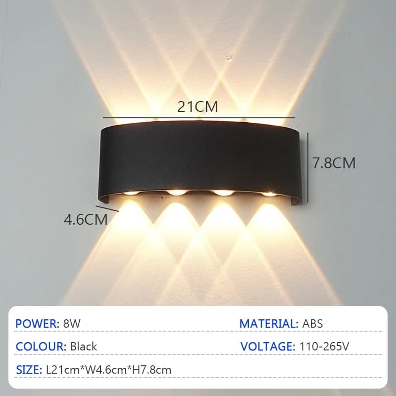 8w / Warm White (2700-3500K)