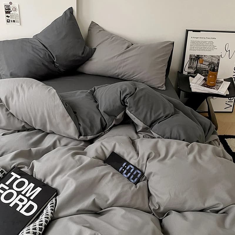 grey / Full / China Mainland / Fitted Bed Sheet