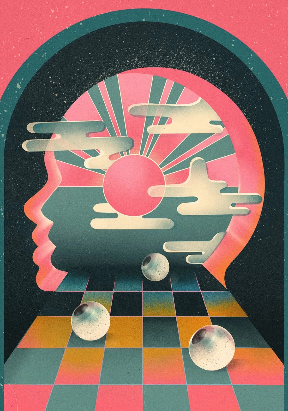 wg46-6 / 50X70cm Unframed
