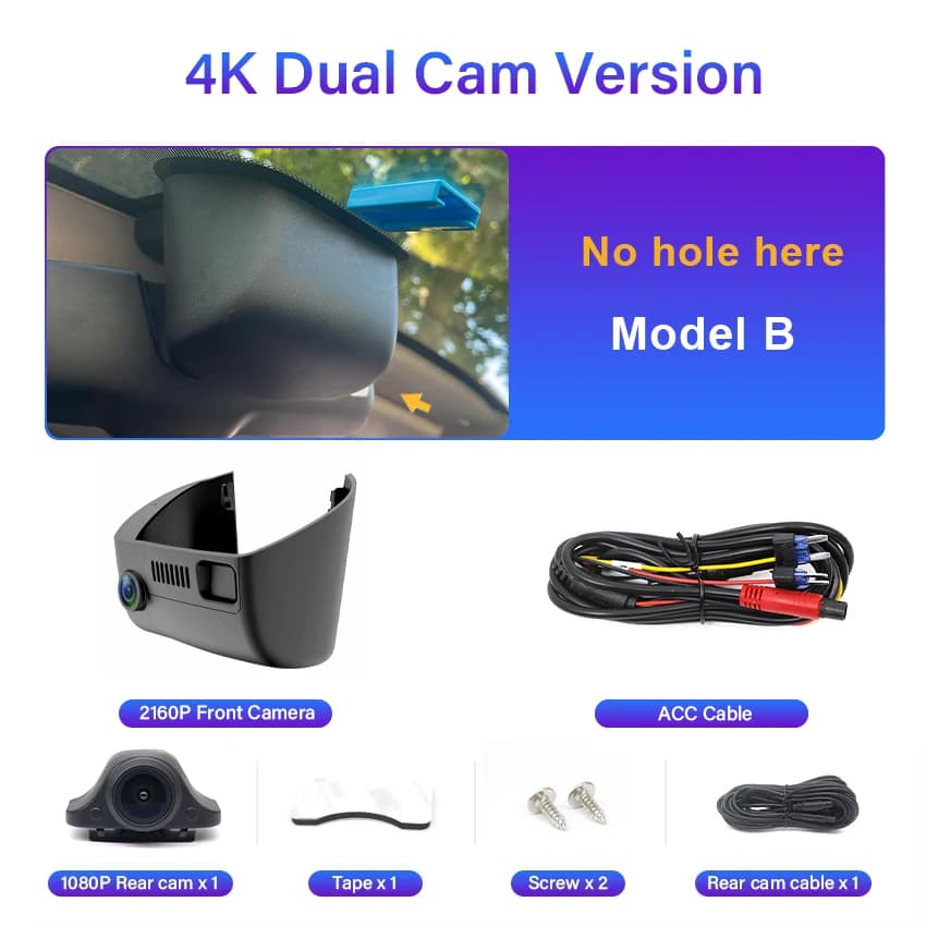 4K Dual Cam Model B / 64G