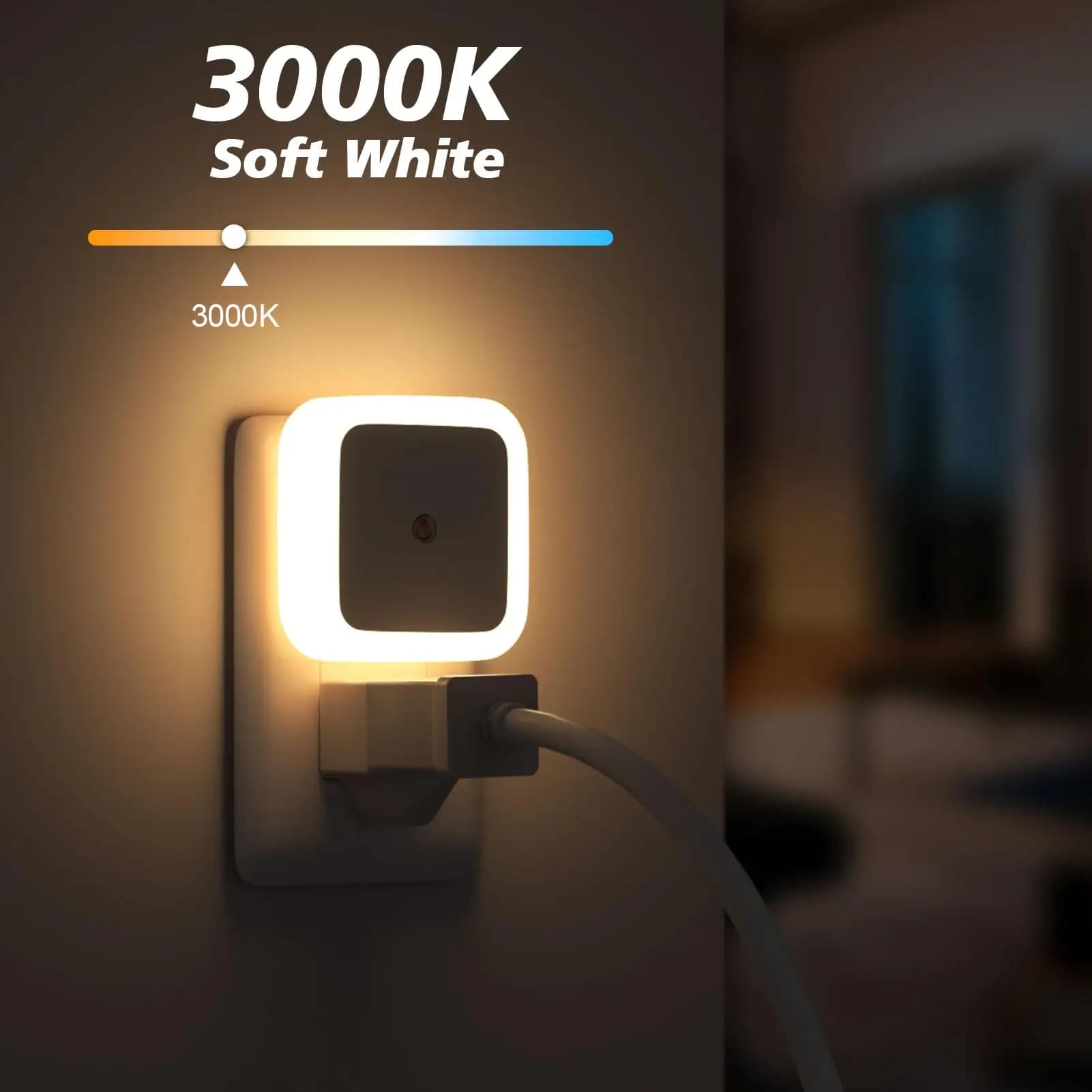 LED Atmosphere Lamp,Modern Decorative Lighting,EU Plug Touch Control Fixture,Portable Nightlight,Bedroom,Staircase