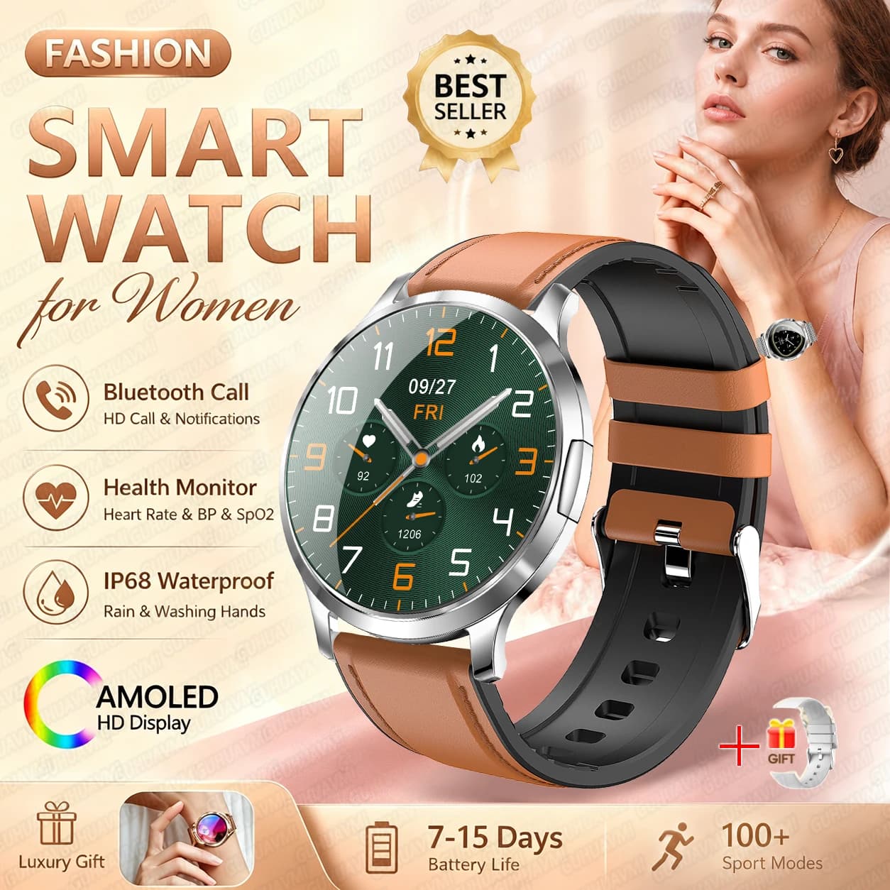 Silver Leather / Fashion Smart