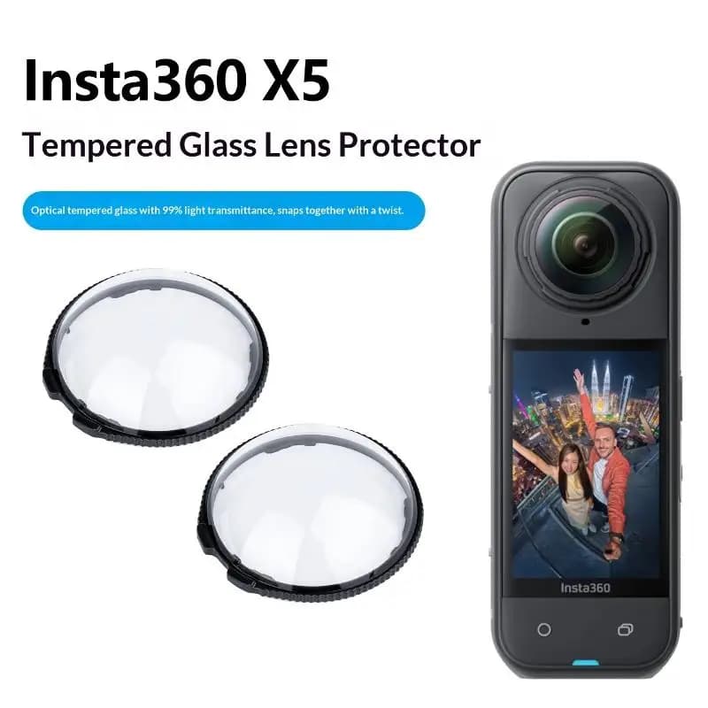 Insta360 X4 X3 X2 Camera Accessories Set Silicone Protective Case with Lens Protector Cap Cover And Carrying Frame