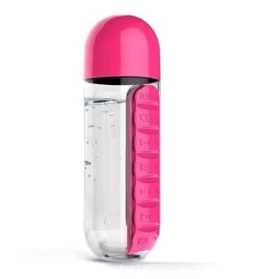 Pink water bottle