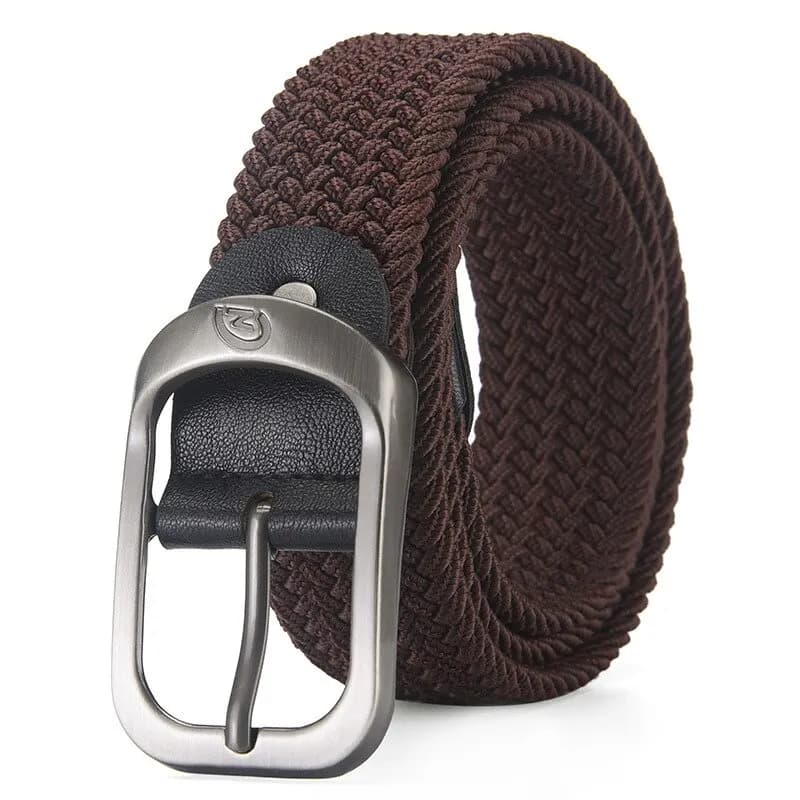 Silver buckle brown / 105cm