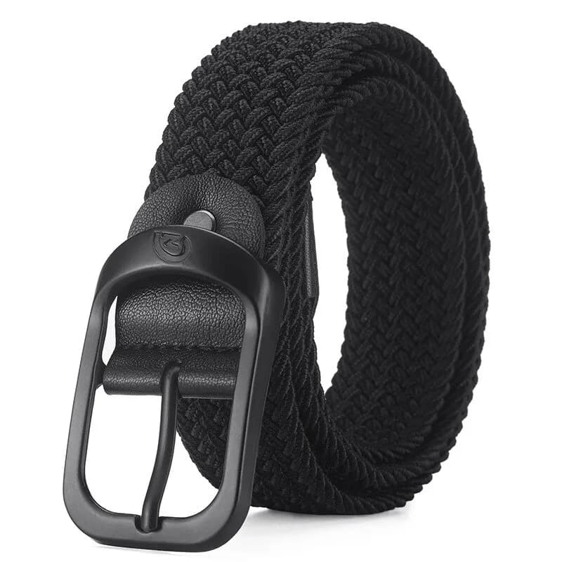 Black buckle black / 115cm