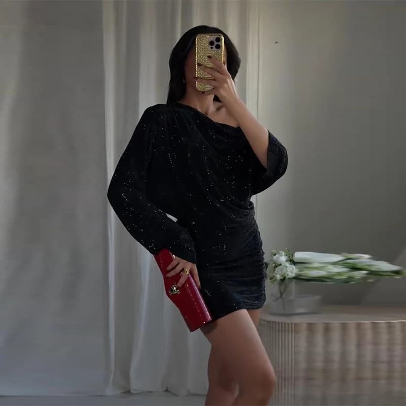 BLACK DRESS / L