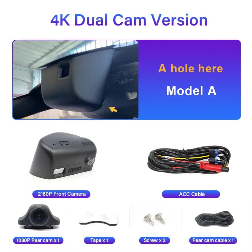4K Dual Cam Model A / None