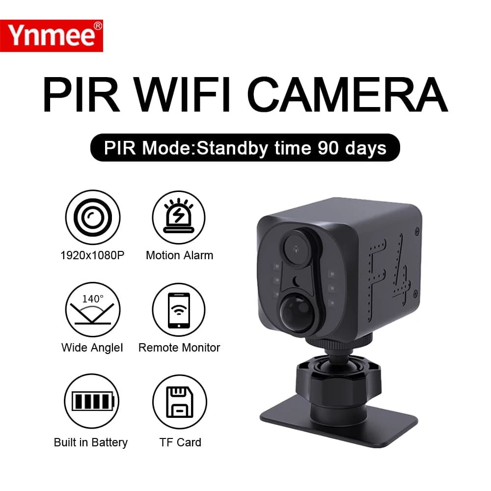 Mini Body Camera 1080P Full HD Smart Security Pocket Night Vision Motion Dection Camcorder For Cars Standby PIR Video Recorder