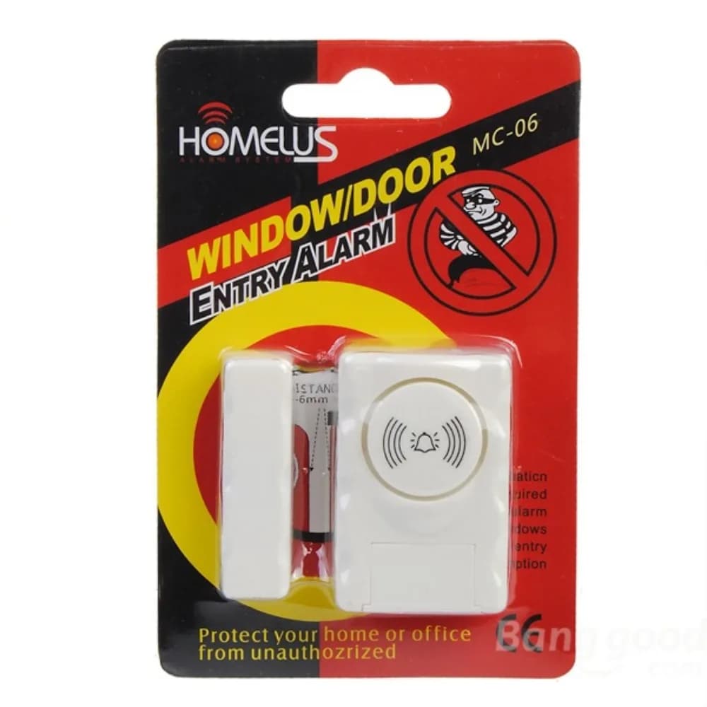 Door Window Alarm 120dB Loud Magnetic Sensor Home Office Security Easy Install Anti Theft Alert Drawers Cabinets