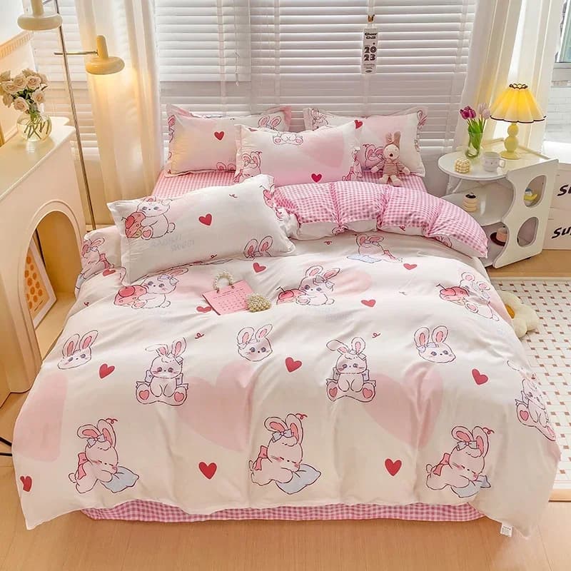 mengtutu / Double 4pcs / Flat Bed Sheet