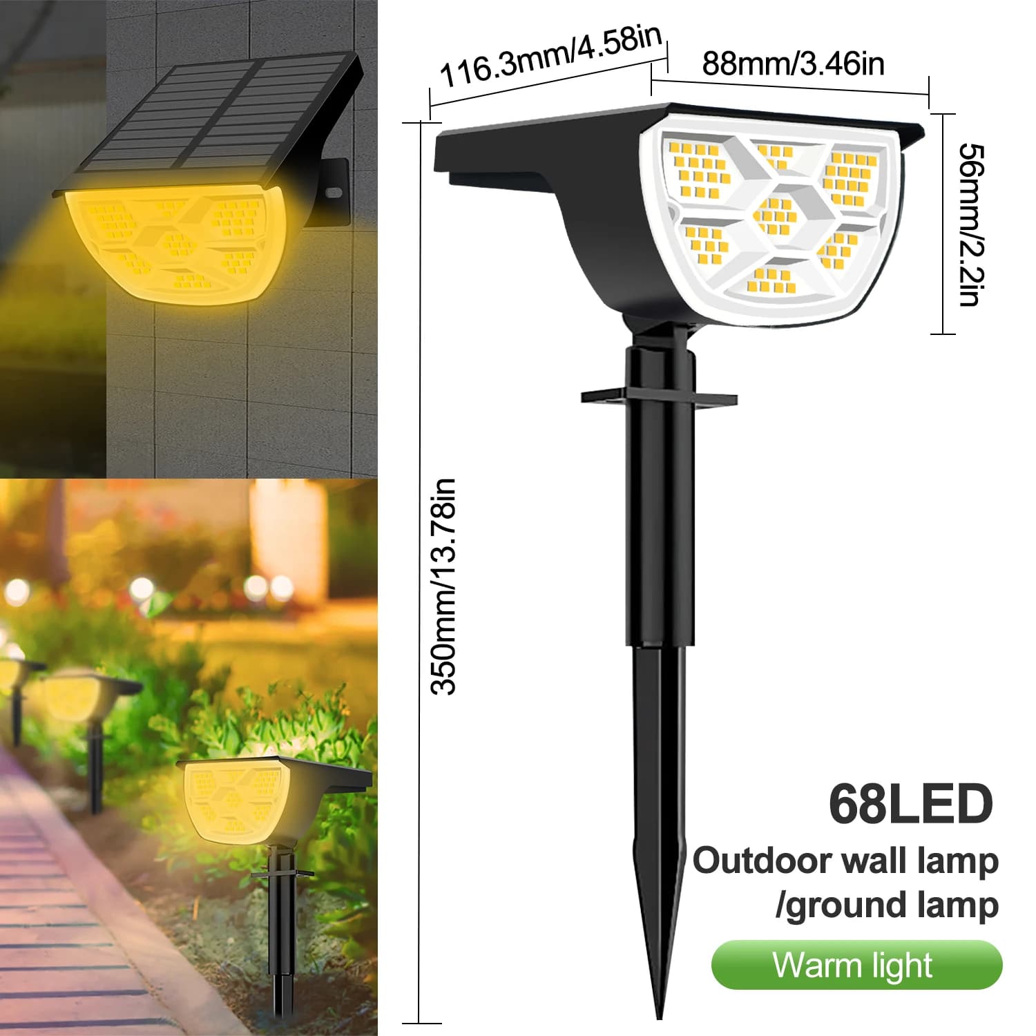 68LED Warm White / 1PC