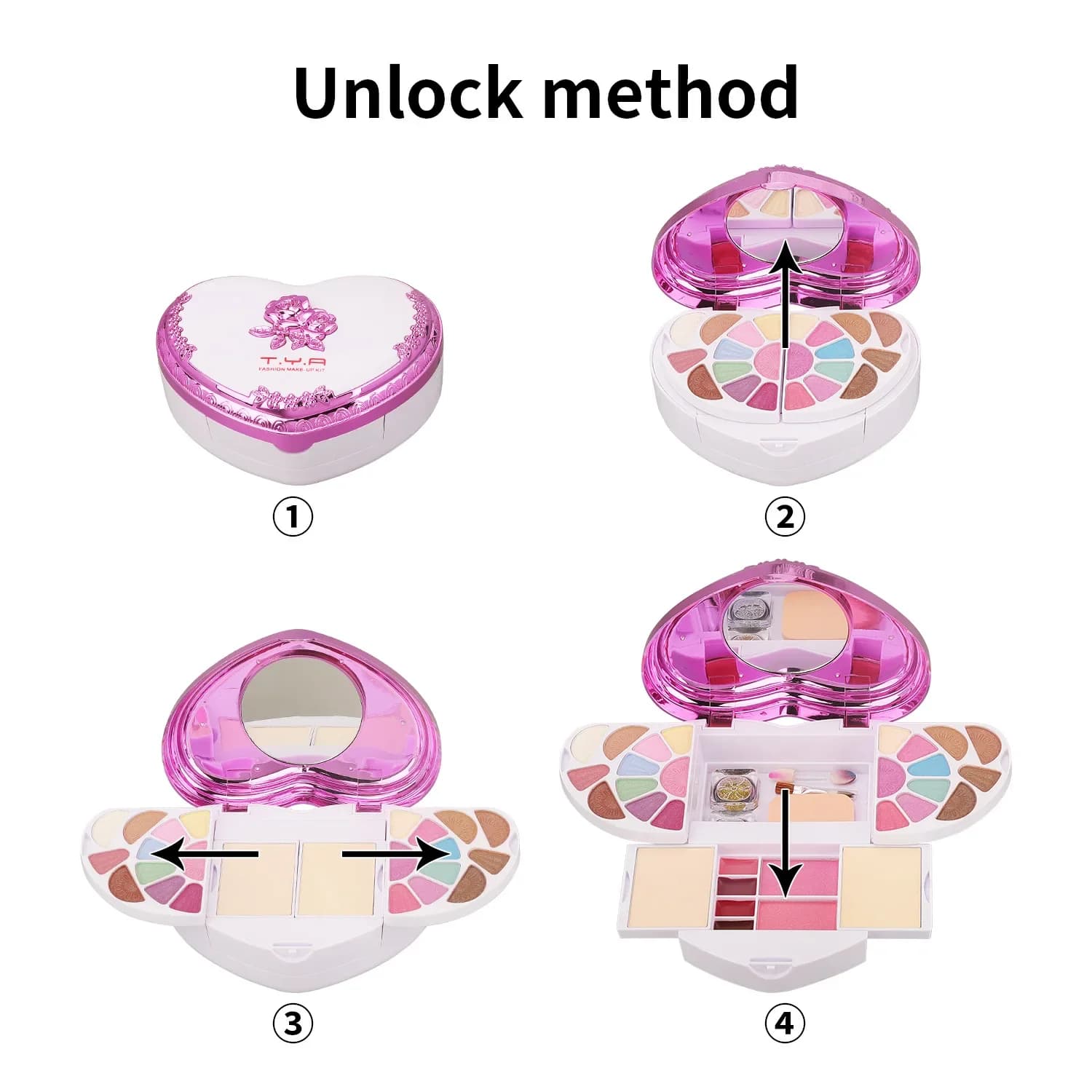 32-Color Makeup Palette with Brushes